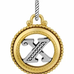 Brighton ABC Monogram Charm Silver-Gold Sale