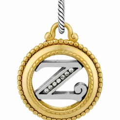 Brighton ABC Monogram Charm Silver-Gold Sale