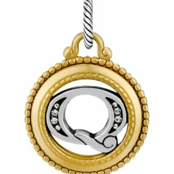 Brighton ABC Monogram Charm Silver-Gold Sale