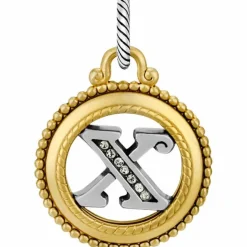 Brighton ABC Monogram Charm Silver-Gold Sale