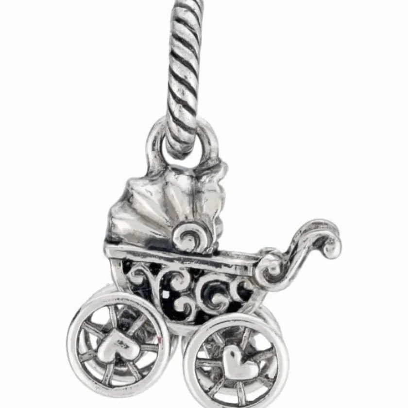 Brighton ABC Sweet Pea Stroller Charm Silver Sale