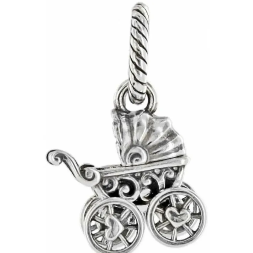 Brighton ABC Sweet Pea Stroller Charm Silver Sale