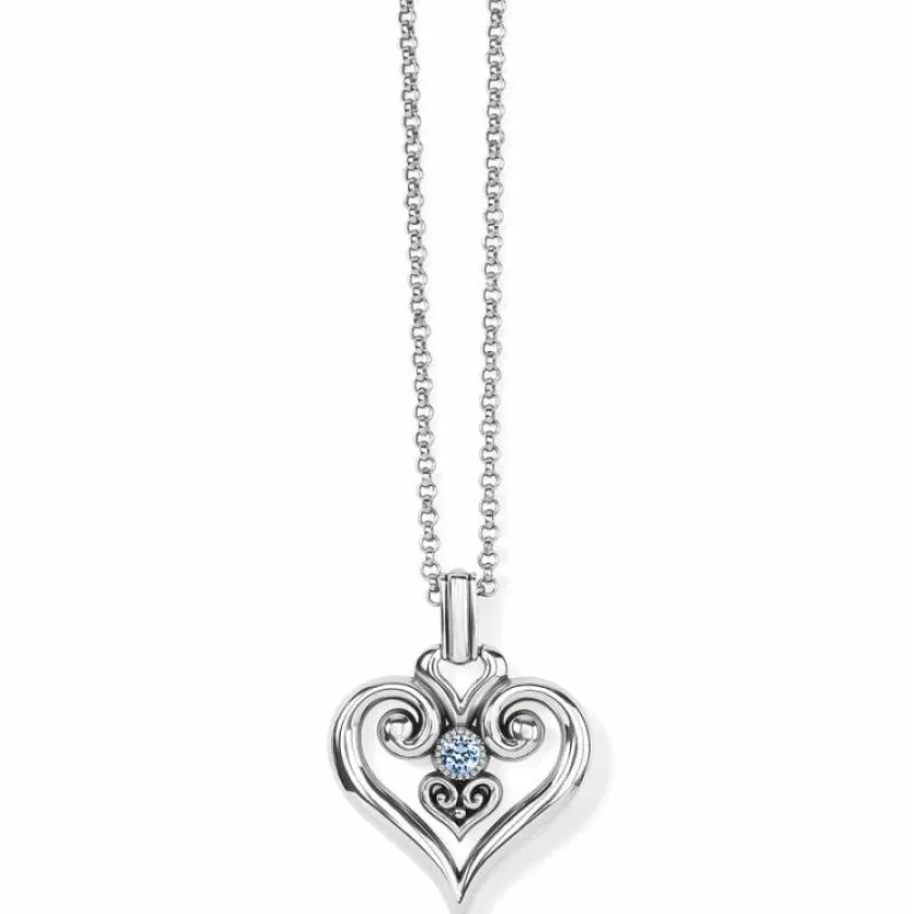 Brighton Alcazar Heart Glint Convertible Necklace Hot