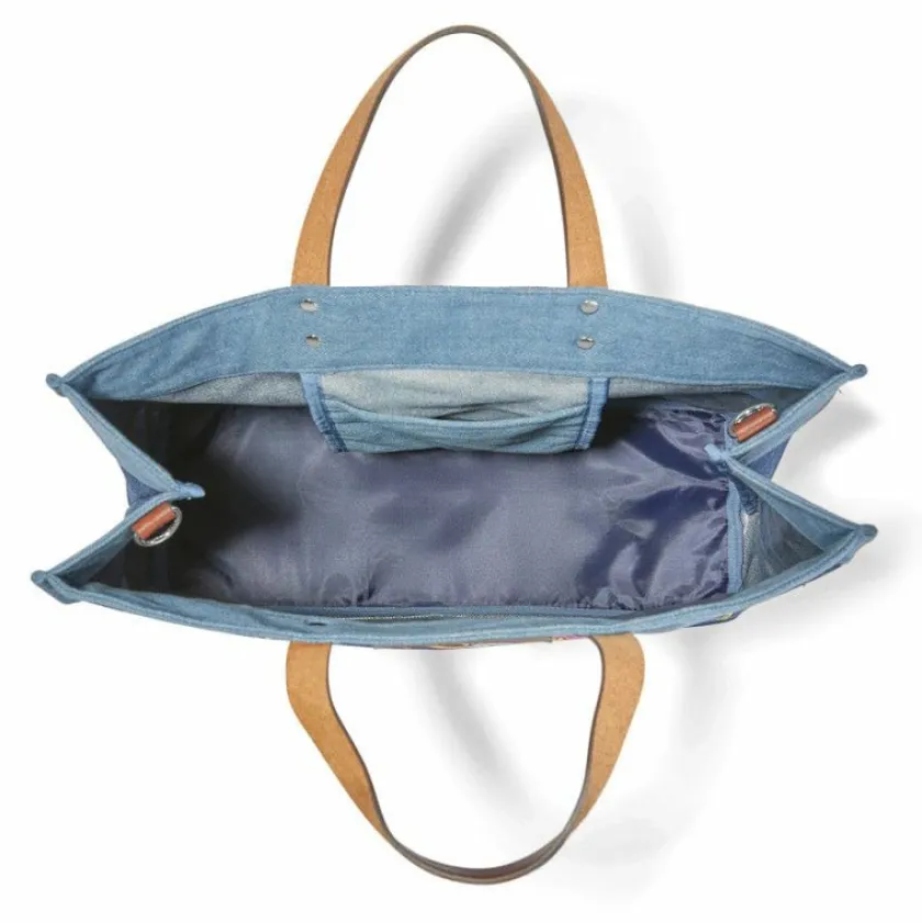Brighton All You Need East West Denim Tote Multi Fashion