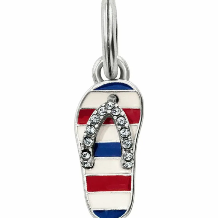 Brighton Americana Flip Flop Charm Multi Best