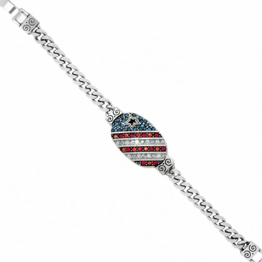 Brighton Americana ID Bracelet Silver-Multi Outlet