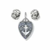 Brighton Anchor And Soul Charm Gift Set Silver-Blue Discount
