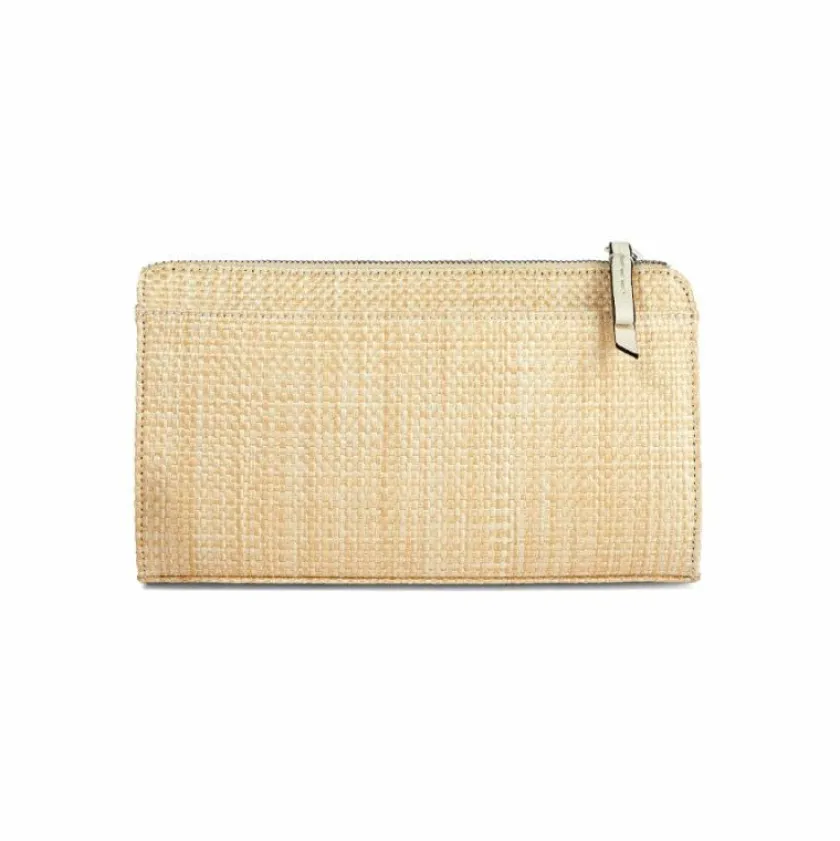 Brighton Andalusia Straw Pouch Natural-Multi Hot