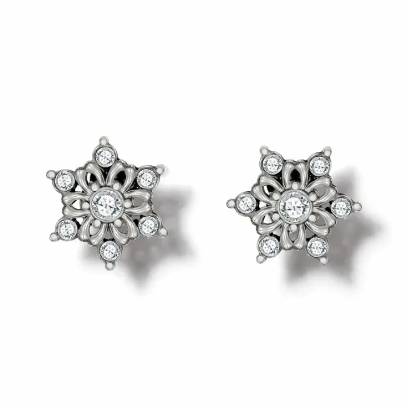 Brighton Arctica Mini Post Earrings Silver Discount