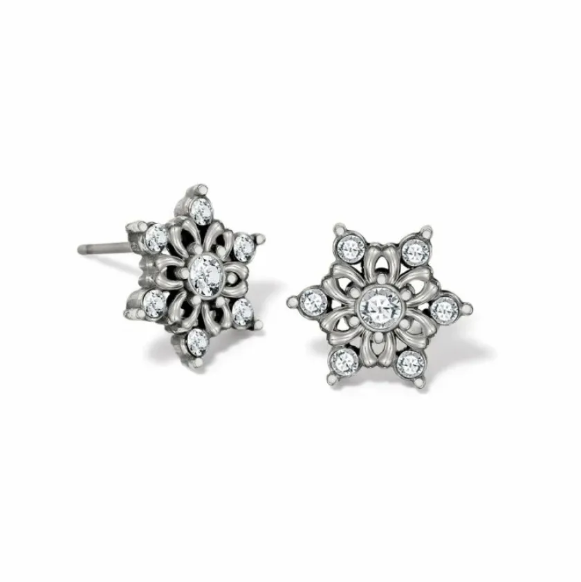 Brighton Arctica Mini Post Earrings Silver Discount