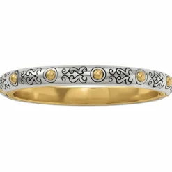 Brighton Aries Hinged Bangle Silver-Gold Discount