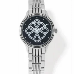 Brighton Ashbourne Watch Silver-Black Outlet