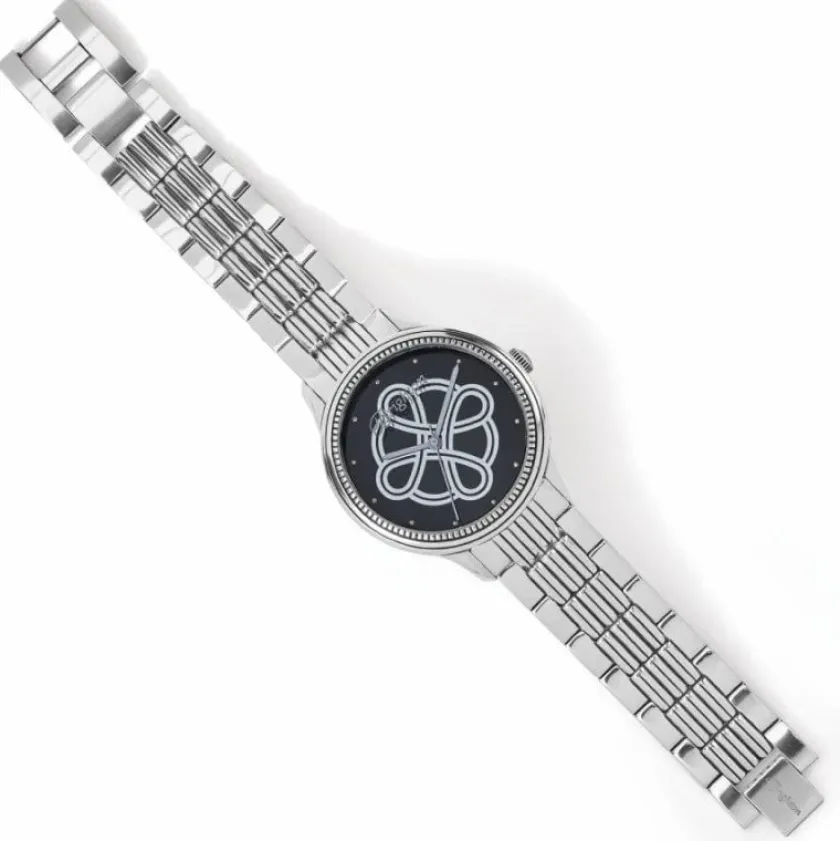 Brighton Ashbourne Watch Silver-Black Outlet