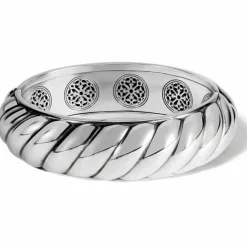Brighton Athena Scalloped Hinged Bangle Hot