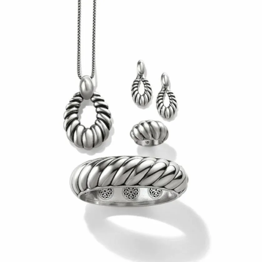 Brighton Athena Scalloped Post Drop Earrings Clearance