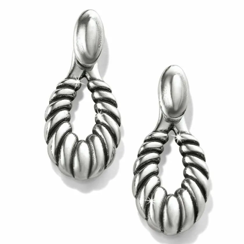 Brighton Athena Scalloped Post Drop Earrings Clearance