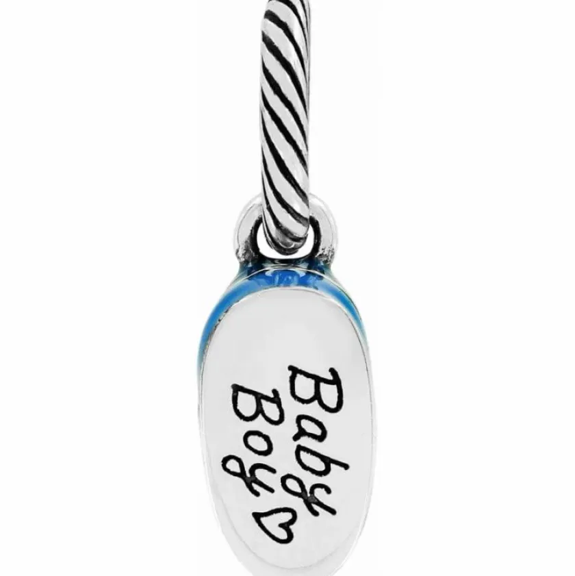 Brighton Baby Boy Shoe Charm Silver-Blue Online