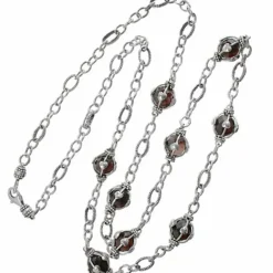 Brighton Bali Global Harmony Long Necklace Silver Clearance