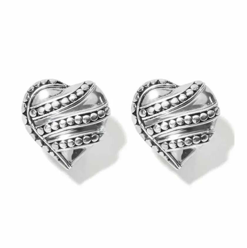 Brighton Bali Heart of Bali Earrings Silver Discount