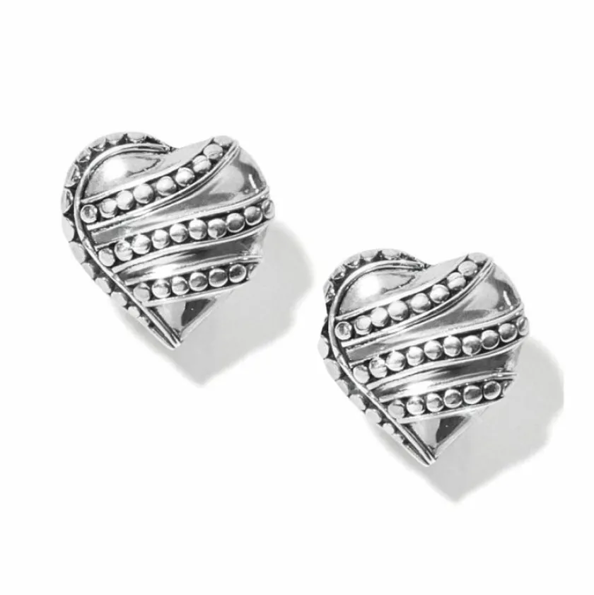 Brighton Bali Heart of Bali Earrings Silver Discount