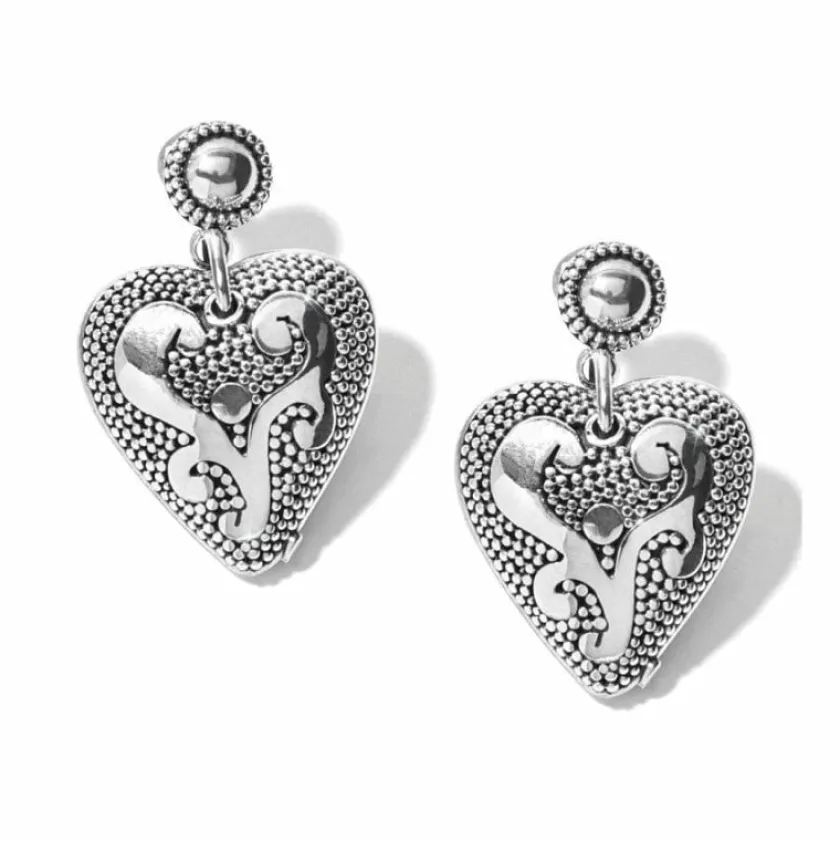 Brighton Bali South Sea Drop Post Earrings Silver Outlet
