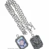 Brighton Balis Wish Photo Necklace Silver Fashion