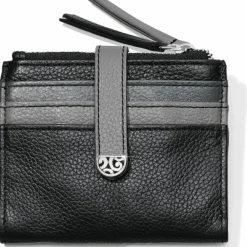 Brighton Barbados Credit Card Wallet Black-Multi Best