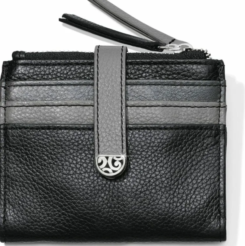 Brighton Barbados Credit Card Wallet Black-Multi Best