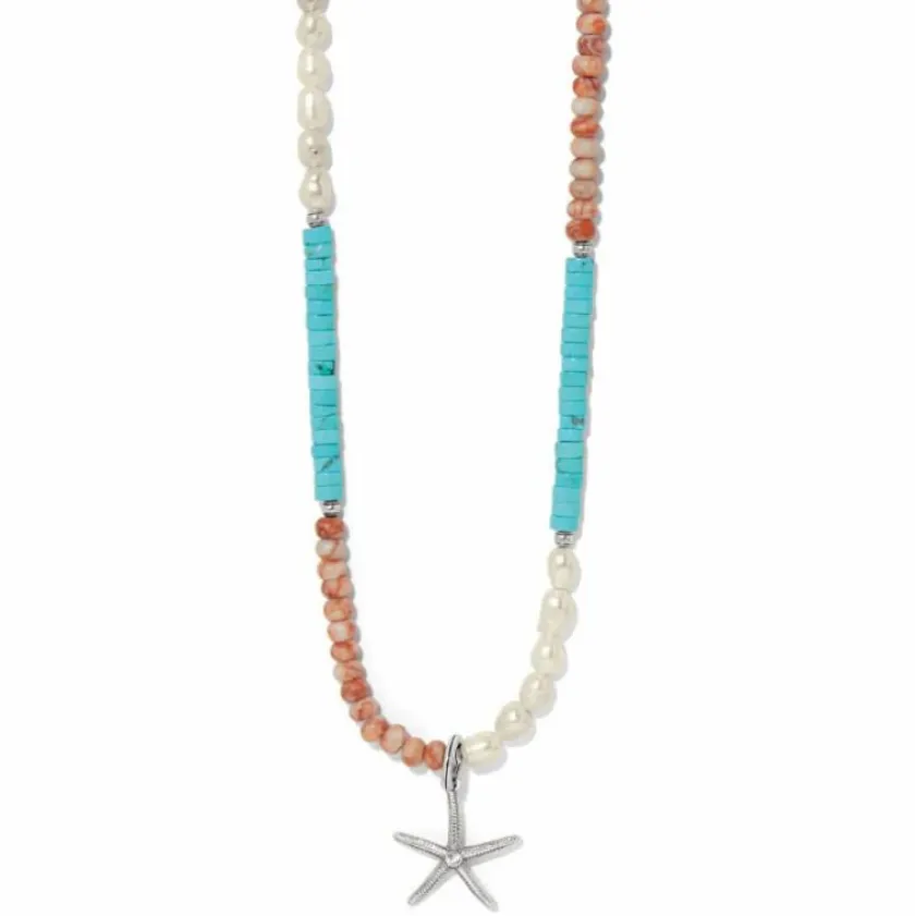 Brighton Beachcomber Adaptable Necklace Silver-Multi Clearance