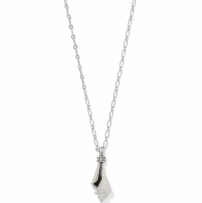 Brighton Beachcomber Shell Necklace Silver Fashion