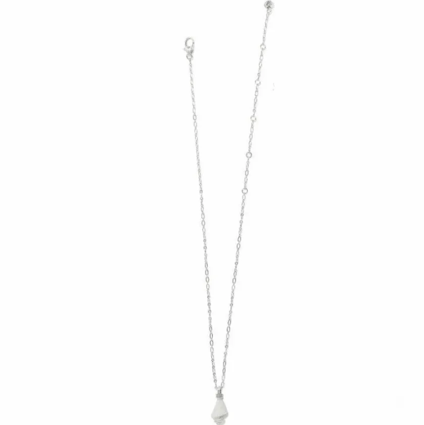 Brighton Beachcomber Shell Necklace Silver Fashion