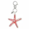 Brighton Beachcomber Starfish Handbag Fob White-Multi Clearance