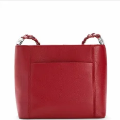 Brighton Beaumont Square Bucket Bag Lipstick-MetallicSilver Sale
