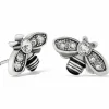 Brighton Bee Beautiful Mini Post Earrings Silver Outlet