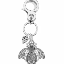 Brighton Bee Handbag Fob Silver-Yellow Sale