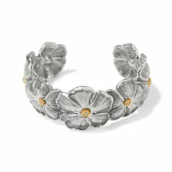 Brighton Bella Garden Cuff Bracelet Silver-Gold Discount
