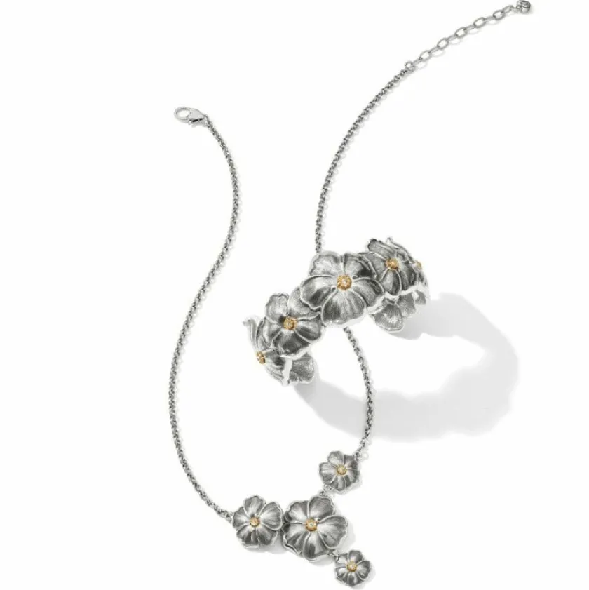 Brighton Bella Garden Cuff Bracelet Silver-Gold Discount