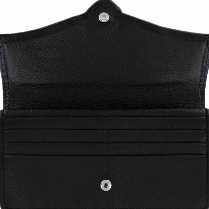 Brighton Bella Luna Large Wallet Chocolate-Black Fashion