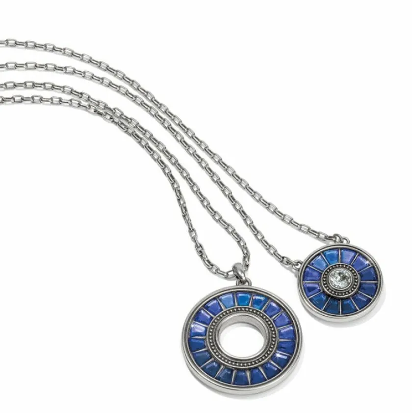Brighton Bellissima Gems Blues Small Necklace Silver-Multi Outlet