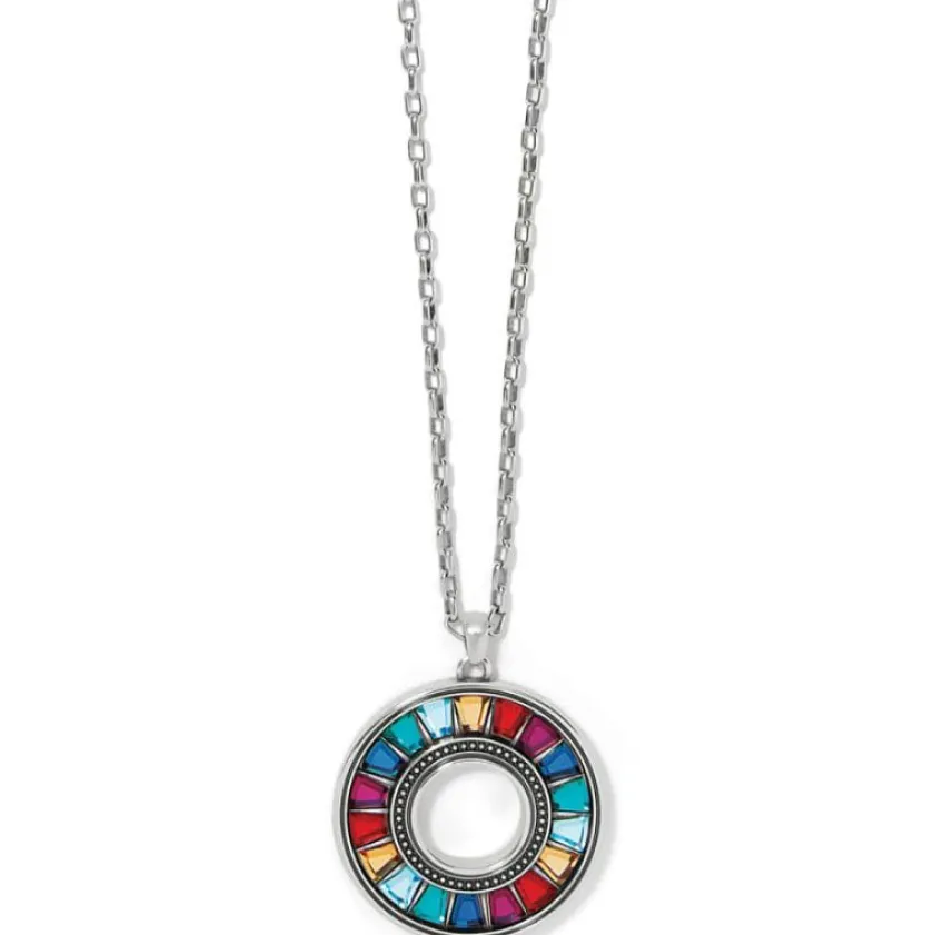 Brighton Bellissima Gems Large Necklace Silver-Multi Hot