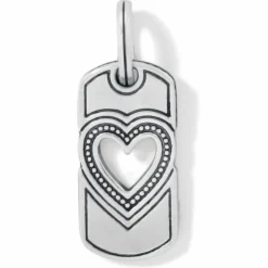 Brighton Beloved Heart Amulet Silver-Red Fashion