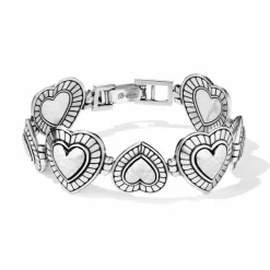 Brighton Big Sky Heart Bracelet Silver Clearance