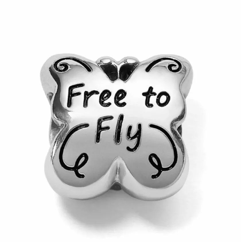 Brighton Blingy Butterfly Bead Silver Discount