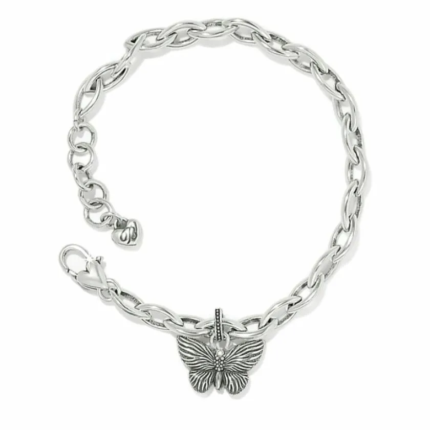 Brighton Bloom Butterfly Petite Bracelet Silver Sale
