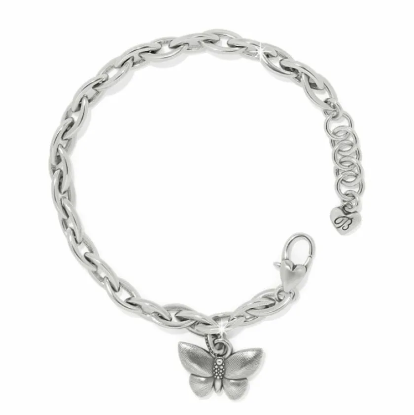 Brighton Bloom Butterfly Petite Bracelet Silver Sale