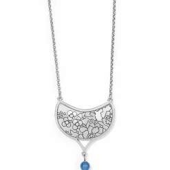 Brighton Blossom Hill Garden Drop Necklace Silver-Multi New
