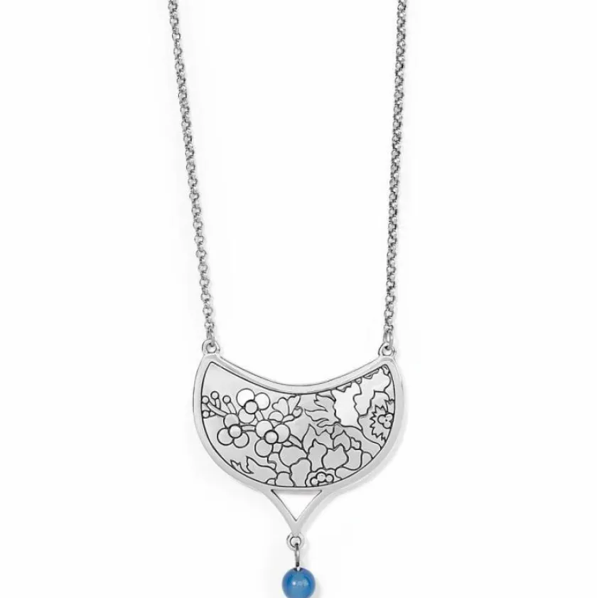 Brighton Blossom Hill Garden Drop Necklace Silver-Multi New