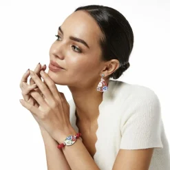 Brighton Blossom Hill Rouge Stretch Bracelet Red-Multi Clearance