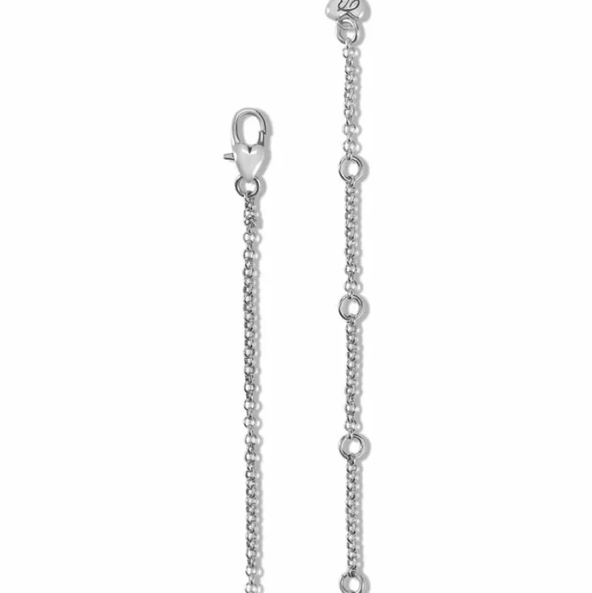 Brighton Blue Moon Pendant Long Necklace Silver-Blue Online