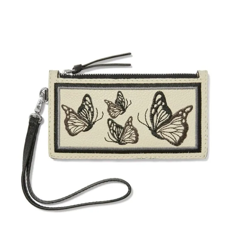 Brighton Botanique Card Pouch Black-White Online